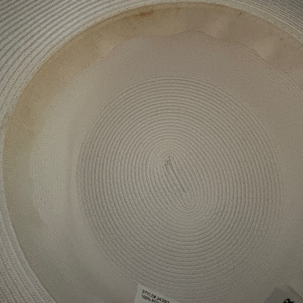 White Church Lady Derby Hat - Picture 3 of 3